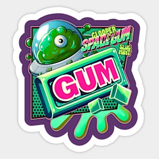 Glooper "UFO Mint" Space Gum Sticker